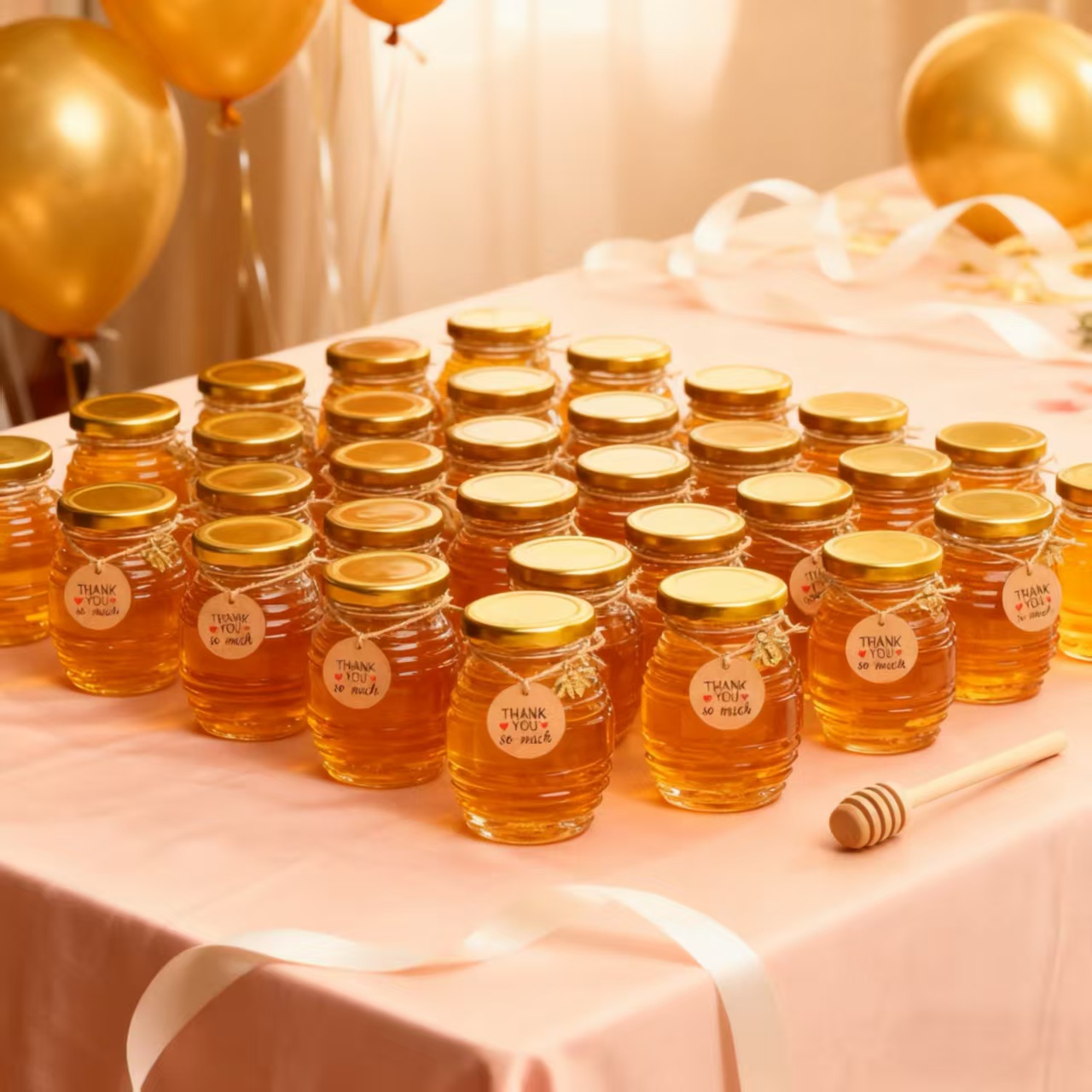 Baby Food Glass Jar - 12/24/36Pcs- 70ml, Mini Glass Honey Jar