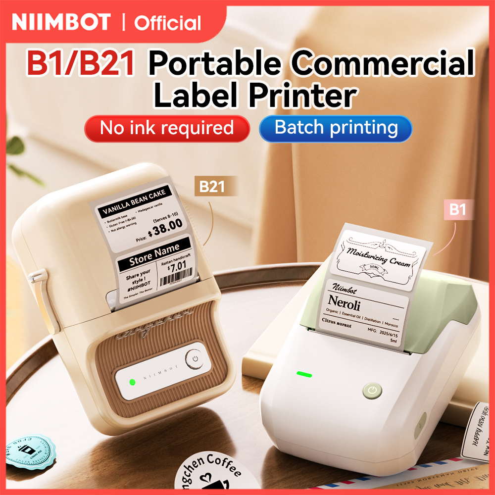 Baby Food Label - NIIMBOT B21/B1 Portable Thermal Printer 1500mAh