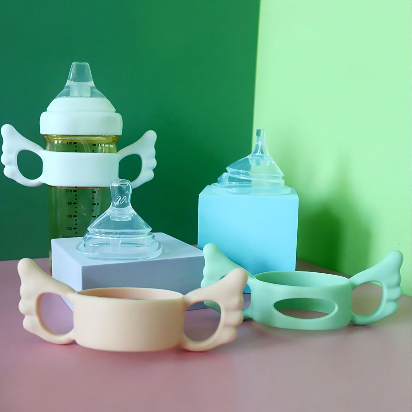 2pcs (Random-Color) Silicone H - مراجعة Baby Food Stuff وسعره
