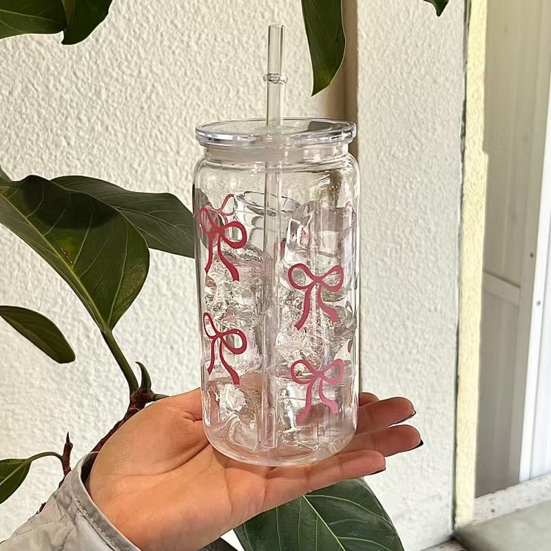 Cute Pink Bow Plastic Cup With - مراجعة Training Cup Straw وسعره
