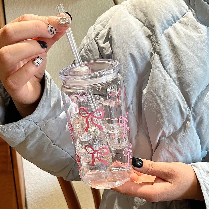Cute Pink Bow Plastic Cup With - مراجعة Training Cup Straw وسعره