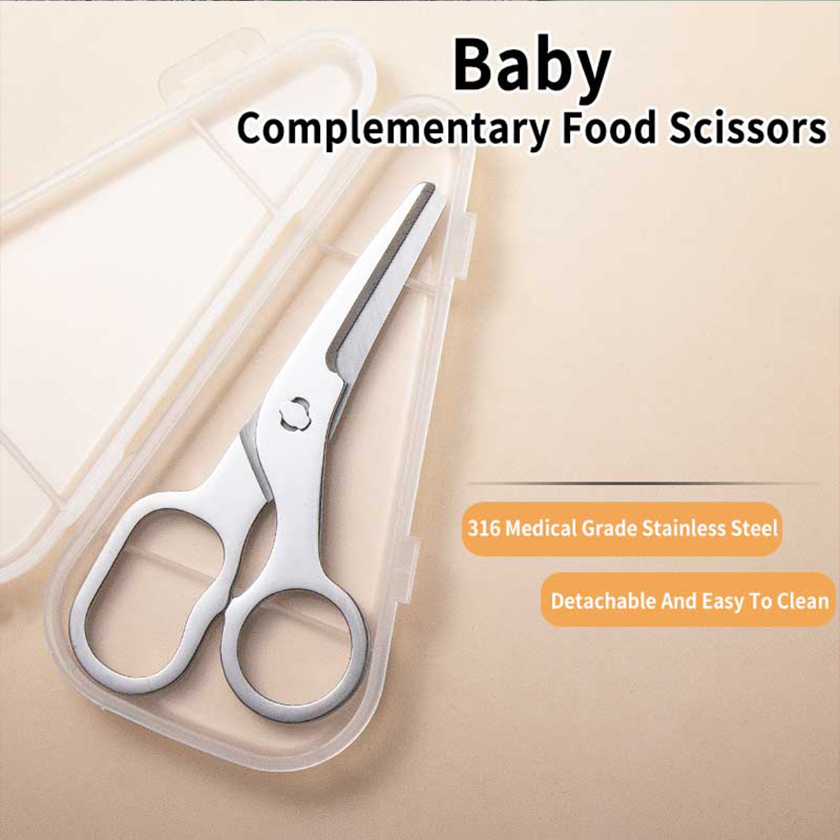 Multi Functional Food Scissors - مراجعة Baby Food Scissors وسعره
