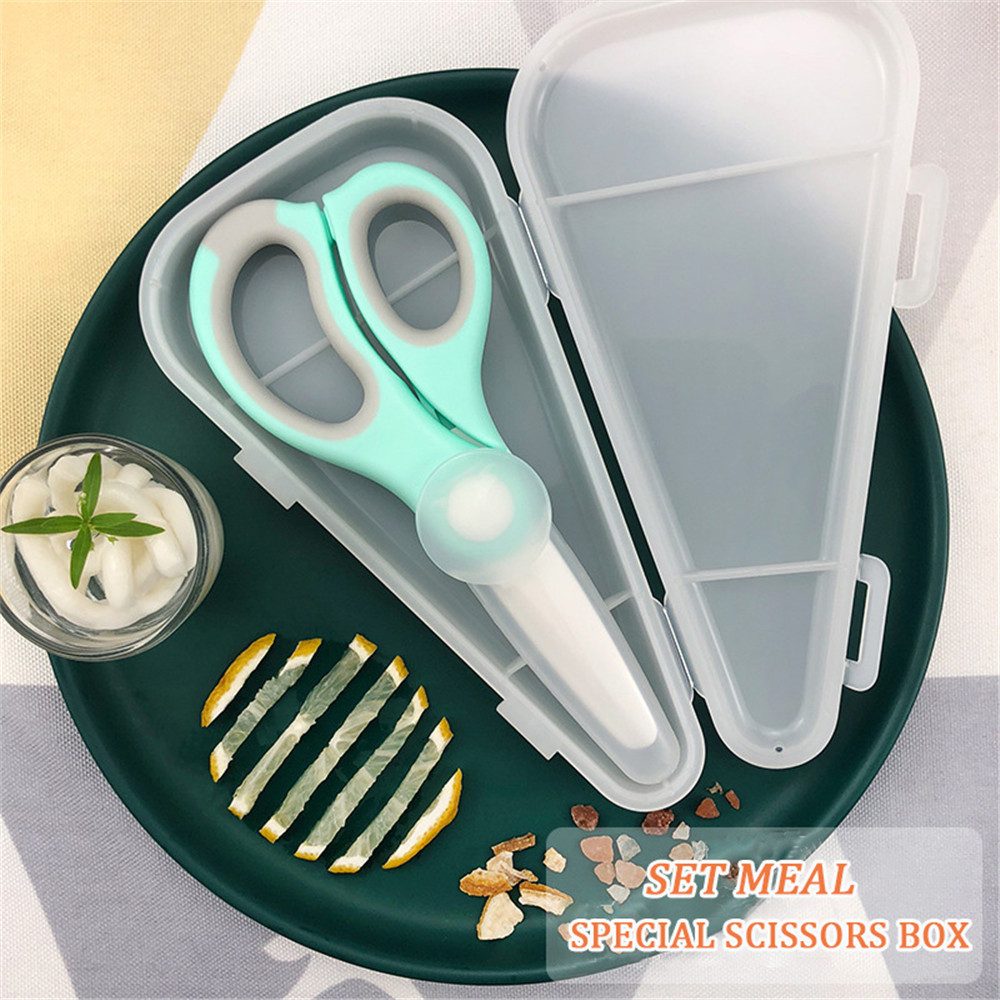 Portable Ceramic Scissors Baby - مراجعة Baby Food Scissors وسعره