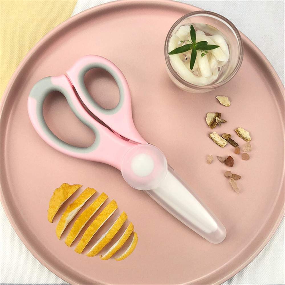 Portable Ceramic Scissors Baby - مراجعة Baby Food Scissors وسعره
