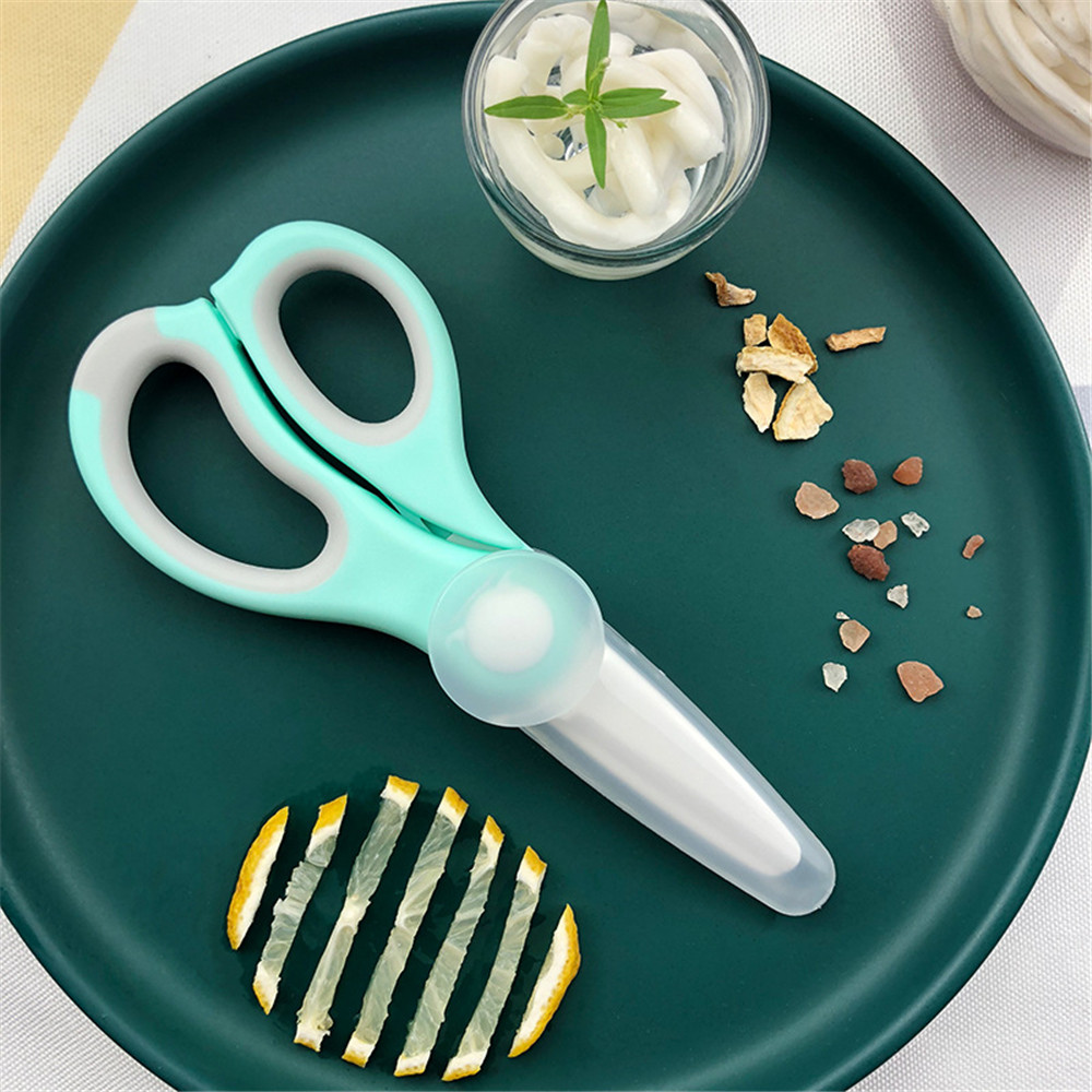 Portable Ceramic Scissors Baby - مراجعة Baby Food Scissors وسعره