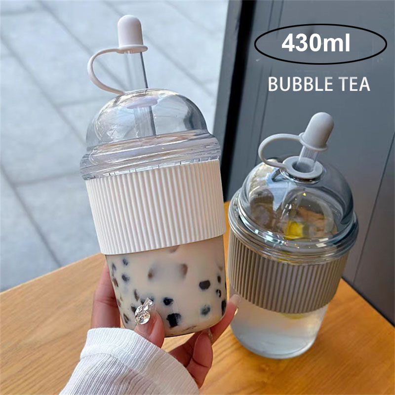 430ML Straw Cup With Lid Bubbl - مراجعة Training Cup Straw وسعره