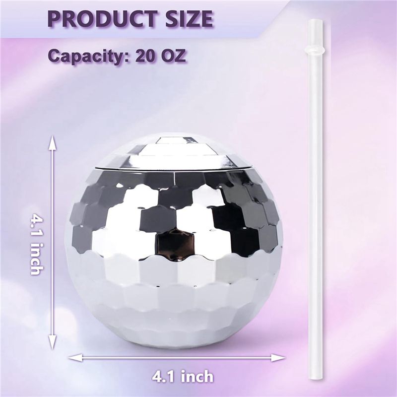 AB47-27 PCS Disco Ball Cups, 2 - مراجعة Training Cup Straw وسعره