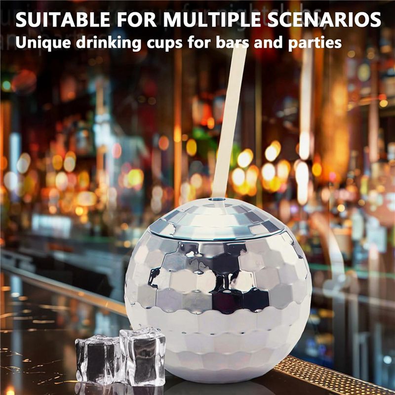 AB47-27 PCS Disco Ball Cups, 2 - مراجعة Training Cup Straw وسعره