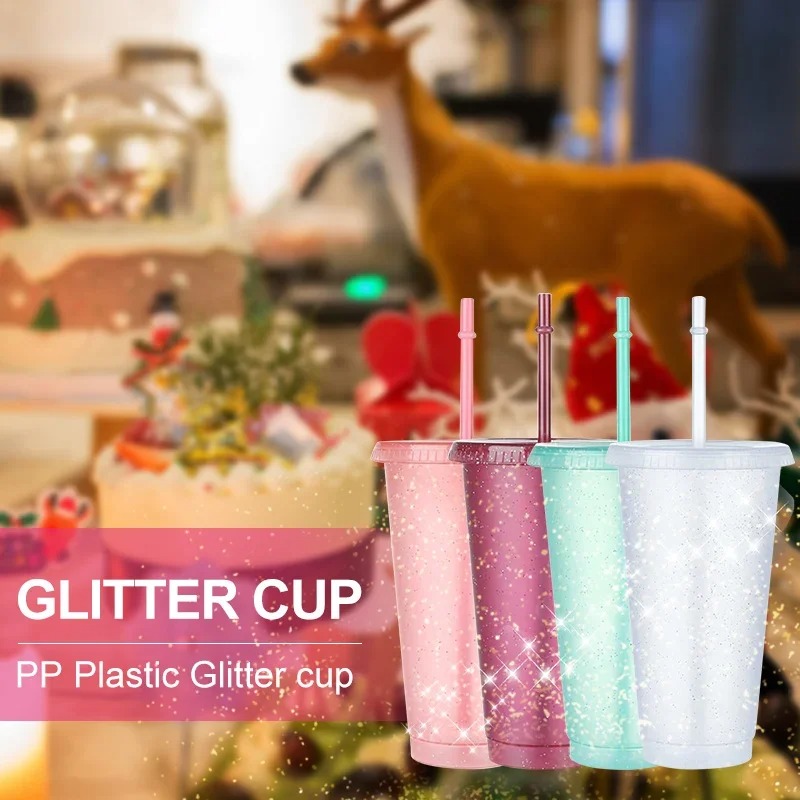 Summer Party Glitter Cups Girl - مراجعة Training Cup Straw وسعره