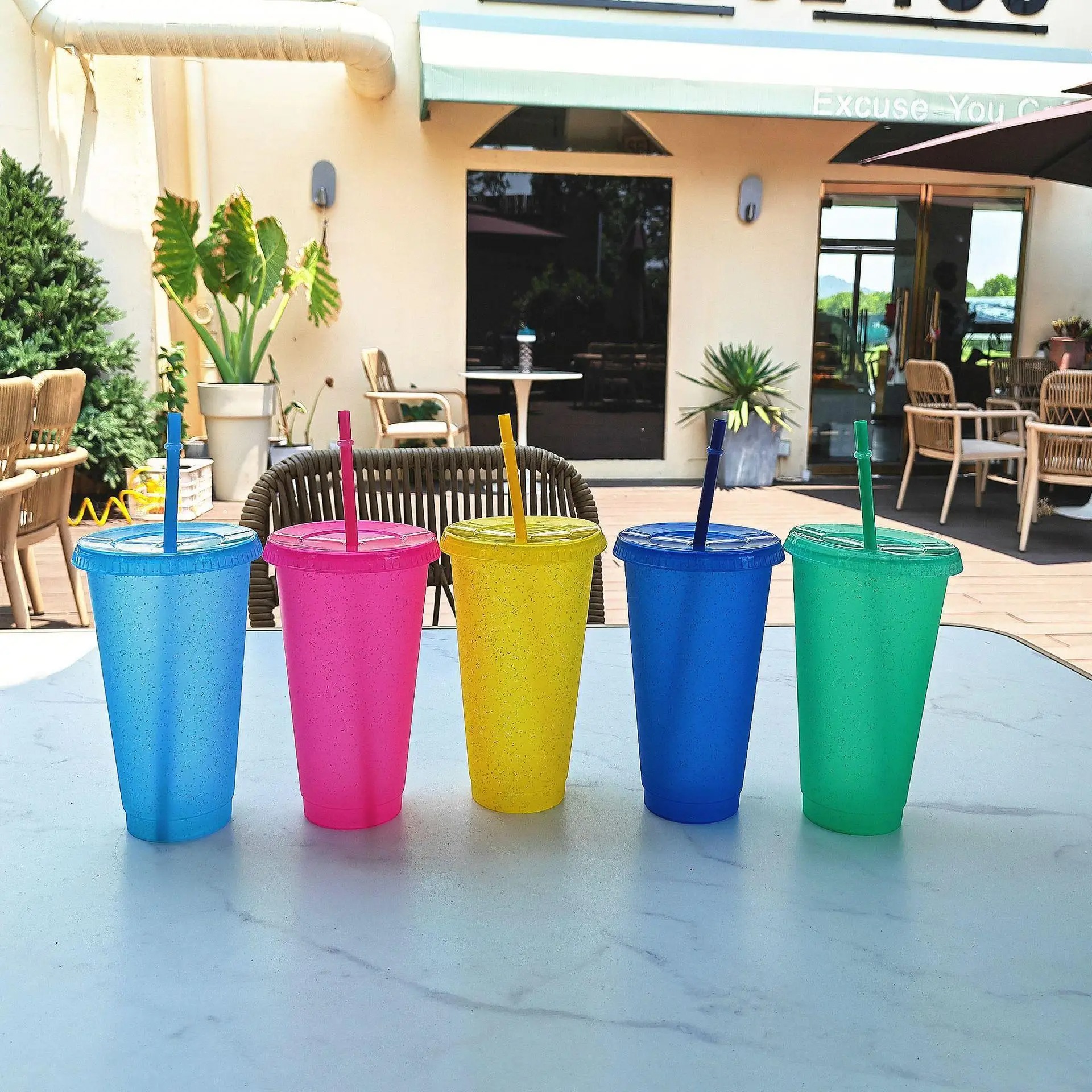 Summer Party Glitter Cups Girl - مراجعة Training Cup Straw وسعره