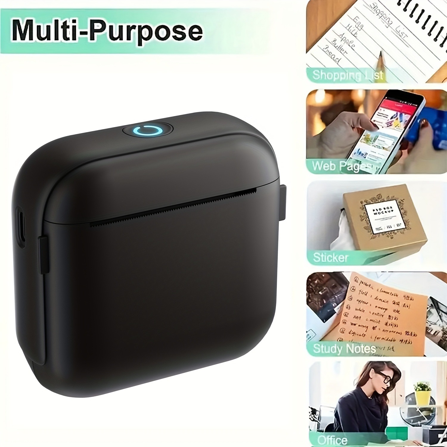 Portable Thermal Printer Insta - مراجعة Baby Food Label وسعره