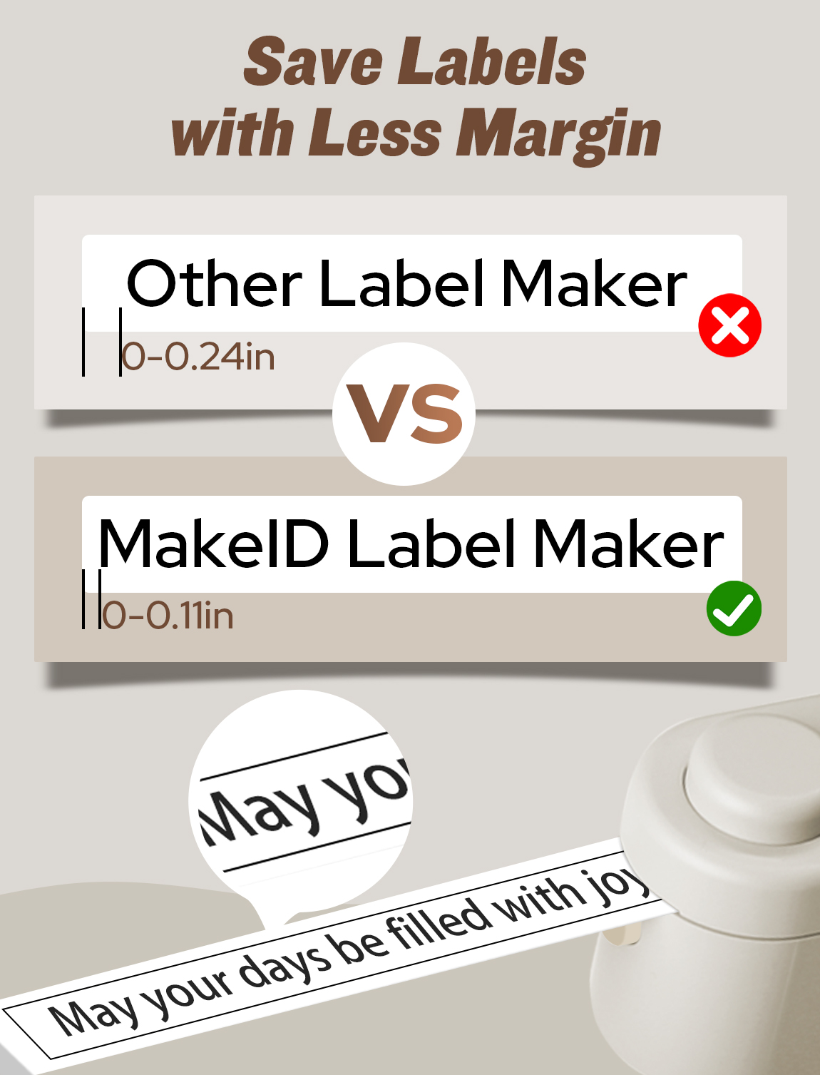 Makeid L1-C Label Maker Machin - مراجعة Baby Food Label وسعره