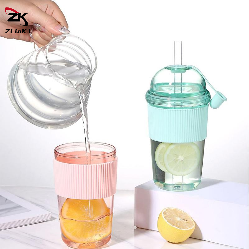 (ZYDD01) 1Pcs 430/520/630ML Tr - مراجعة Training Cup Straw وسعره