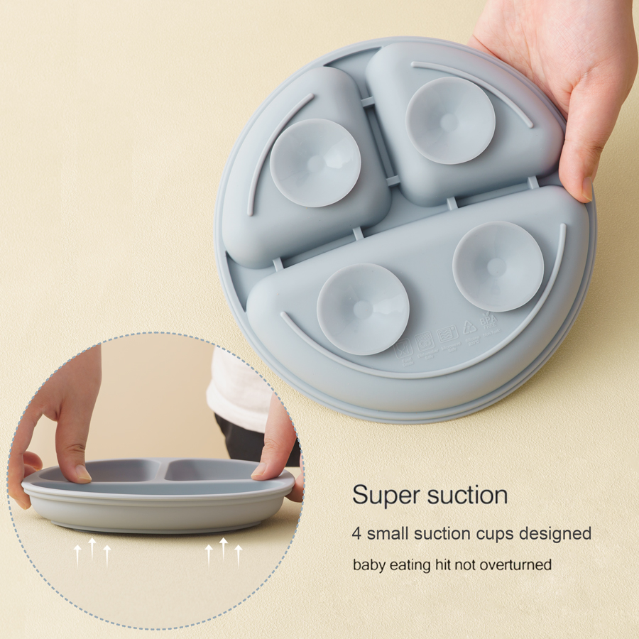 5Pcs Baby Silicone Feeding Set - مراجعة Silicone Suction Bowl وسعره