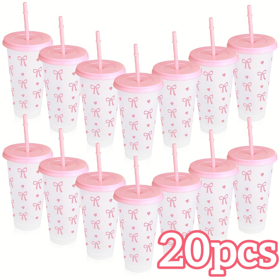 2/20pcs 24oz Reusable Party Cu - مراجعة Training Cup Straw وسعره