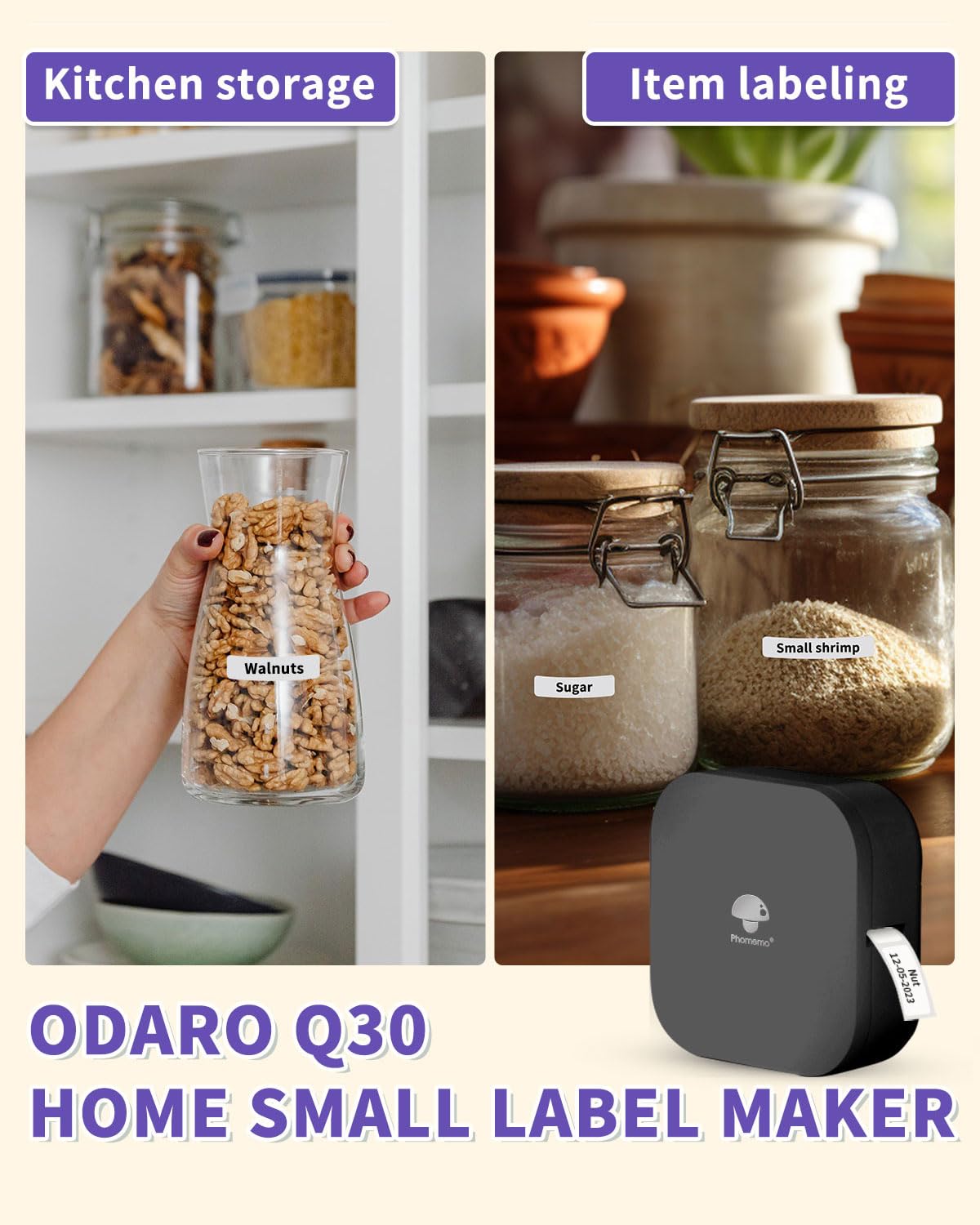 Phomemo Q30 Thermal Label Prin - مراجعة Baby Food Label وسعره
