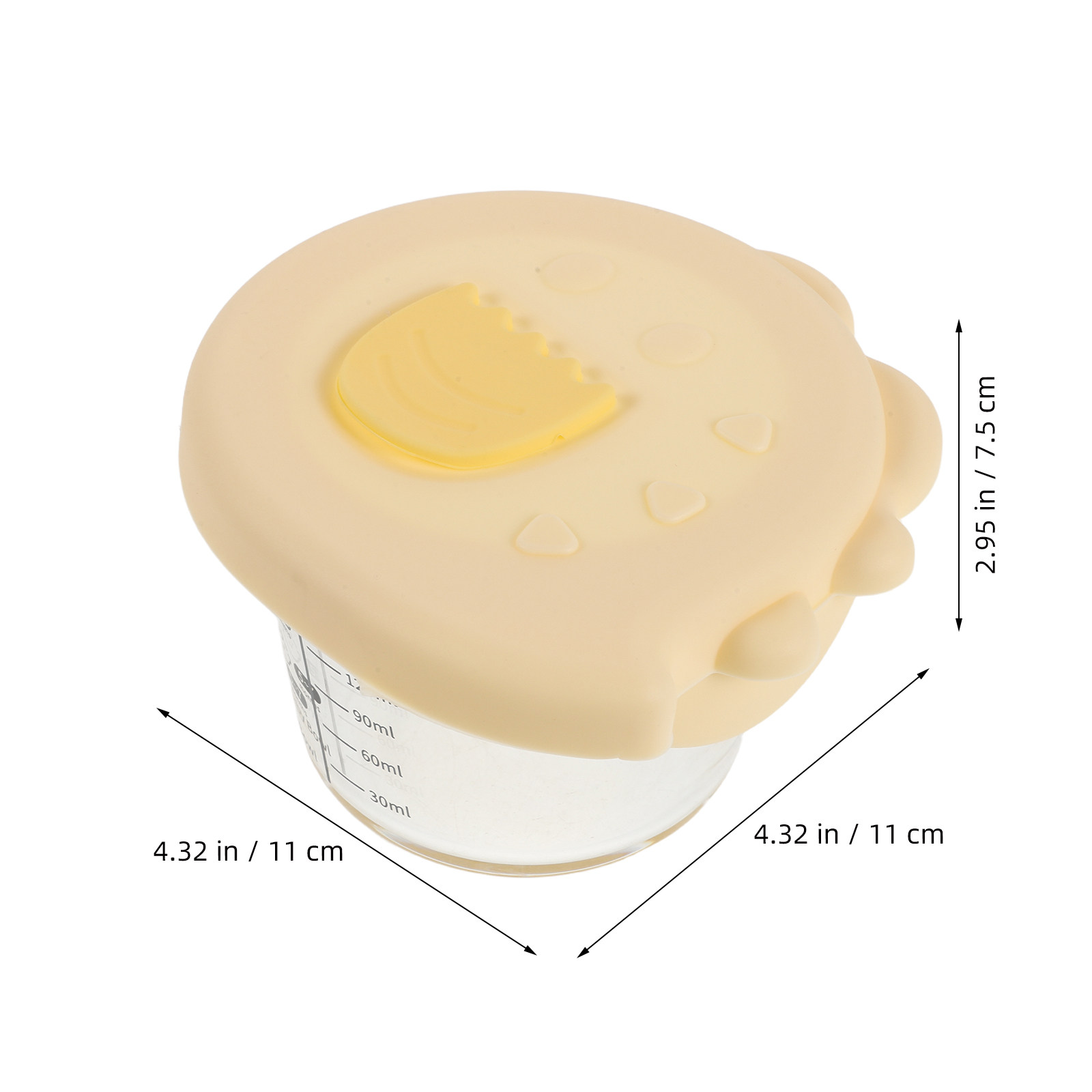 2Pcs Baby Food Storage Bowls G - مراجعة Baby Food Glass Jar وسعره