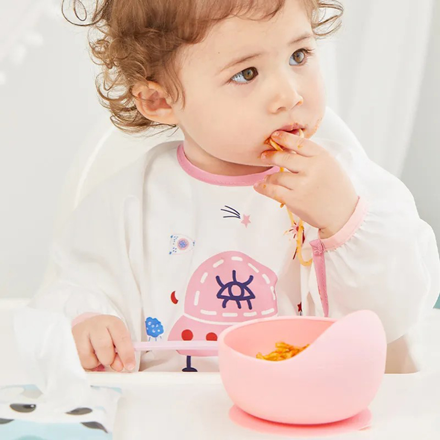 High Quality Spill-Proof Silic - مراجعة Baby Food Utensils وسعره