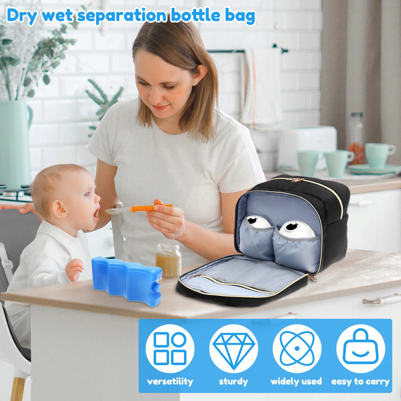Breast Pump Storage Bag with I - مراجعة Baby Food Stuff وسعره