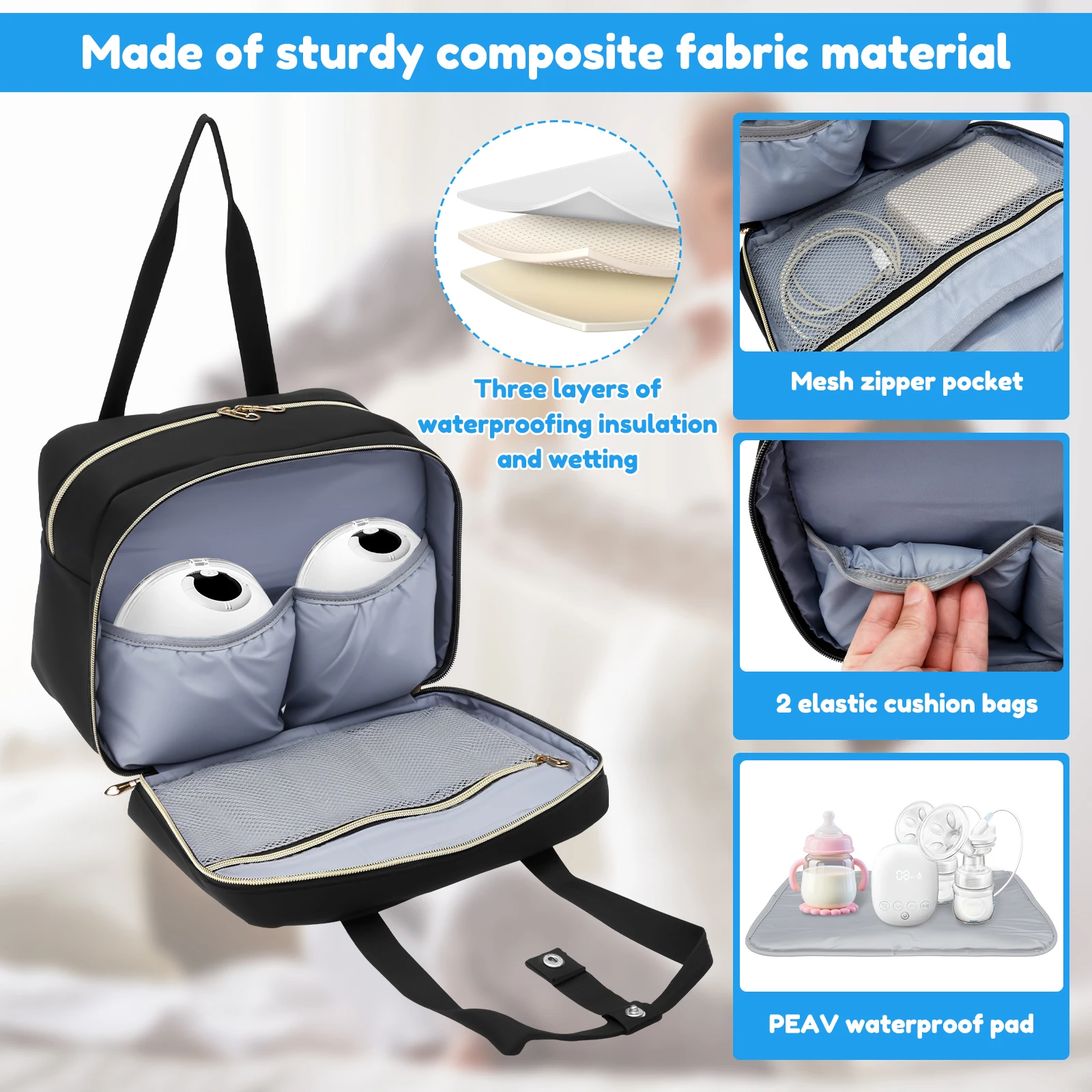 Breast Pump Storage Bag with I - مراجعة Baby Food Stuff وسعره