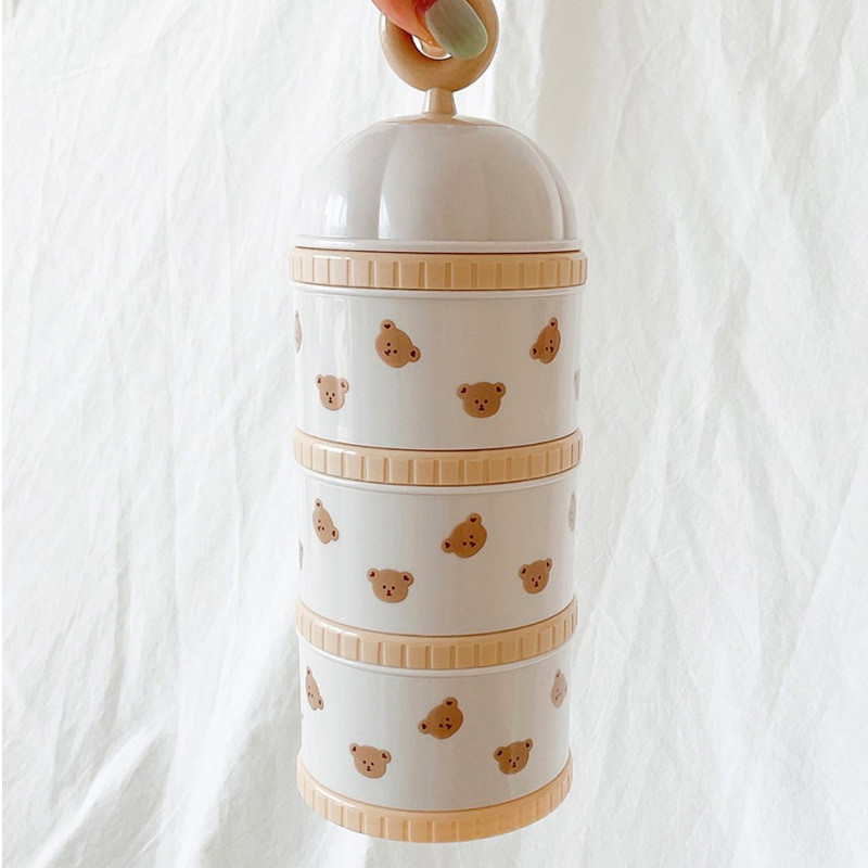Cute Bear Milk Powder Box Baby - مراجعة Baby Food Stuff وسعره