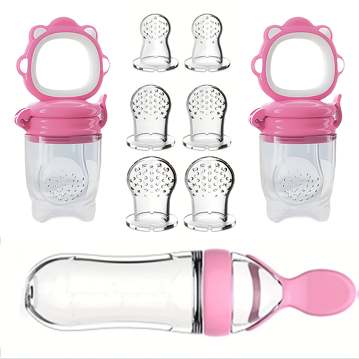 9pcs Feeding Cutlery: 1 Silico - مراجعة Baby Food Jars وسعره