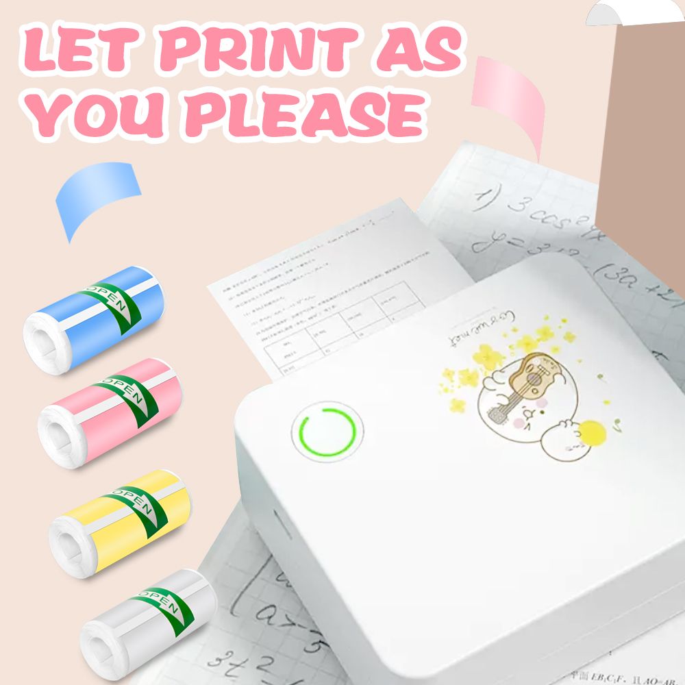 HD Mini Printer Thermal Paper  - مراجعة Baby Food Label وسعره