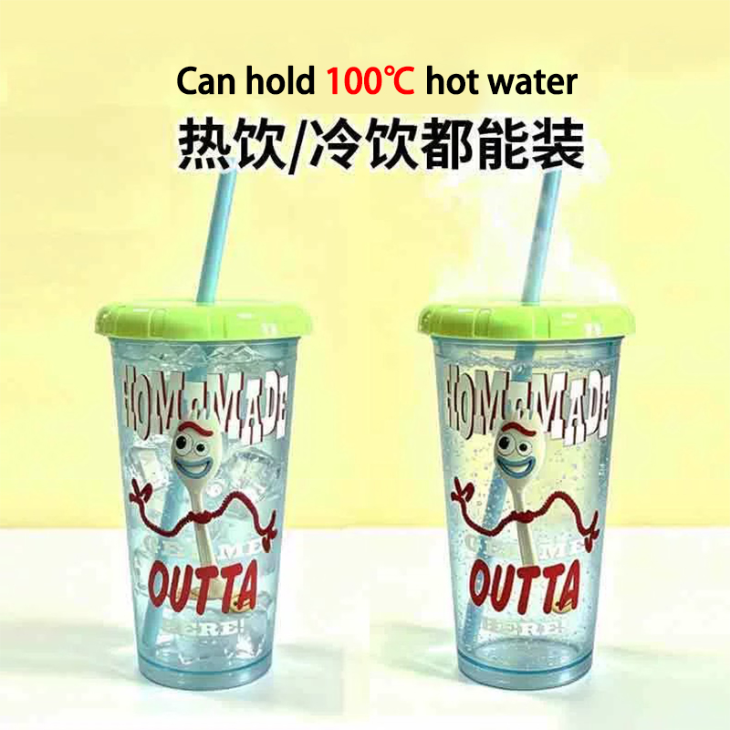 4Pcs Toy Story Straw Cup Carto - مراجعة Training Cup Straw وسعره