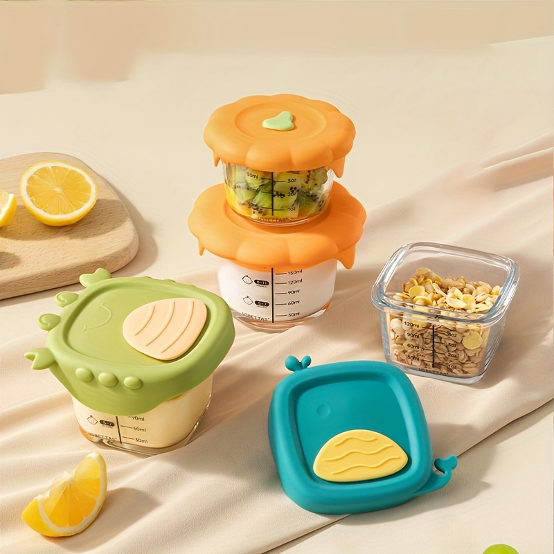 120/180ml Glass Baby Food Cont - مراجعة Baby Food Glass Jar وسعره