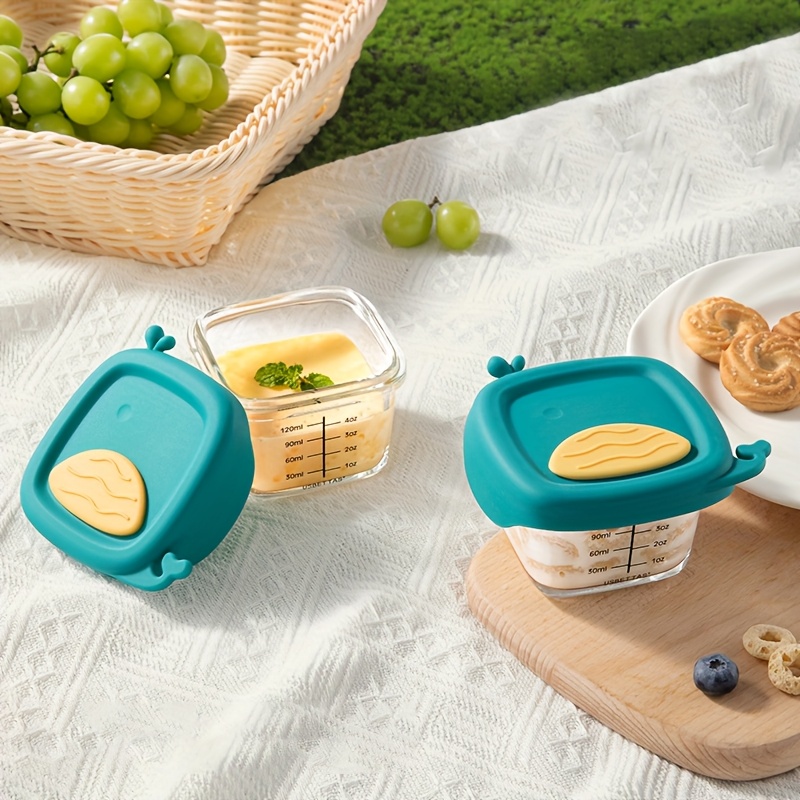120/180ml Glass Baby Food Cont - مراجعة Baby Food Glass Jar وسعره