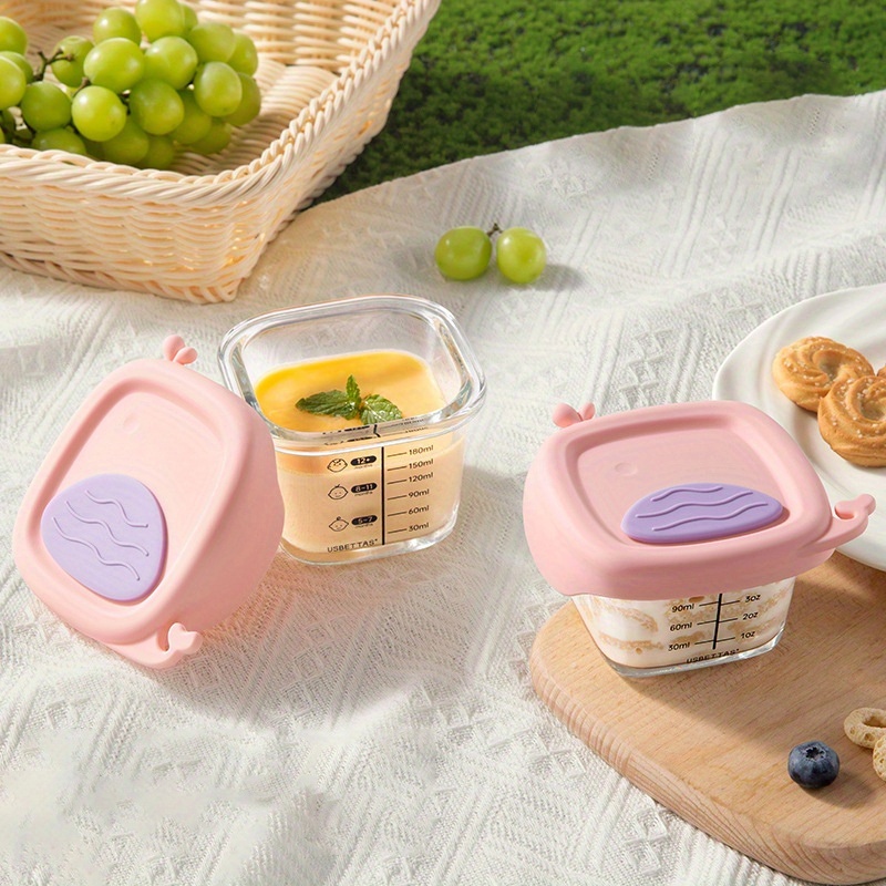 120/180ml Glass Baby Food Cont - مراجعة Baby Food Glass Jar وسعره