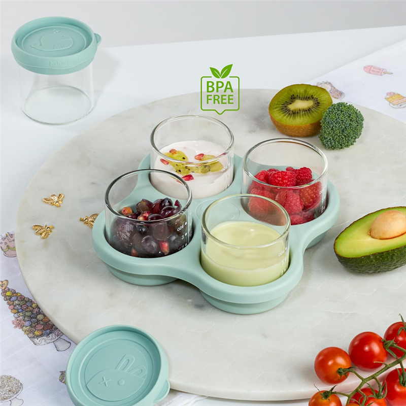 A74U Glass Children Food Conta - مراجعة Baby Food Glass Jar وسعره