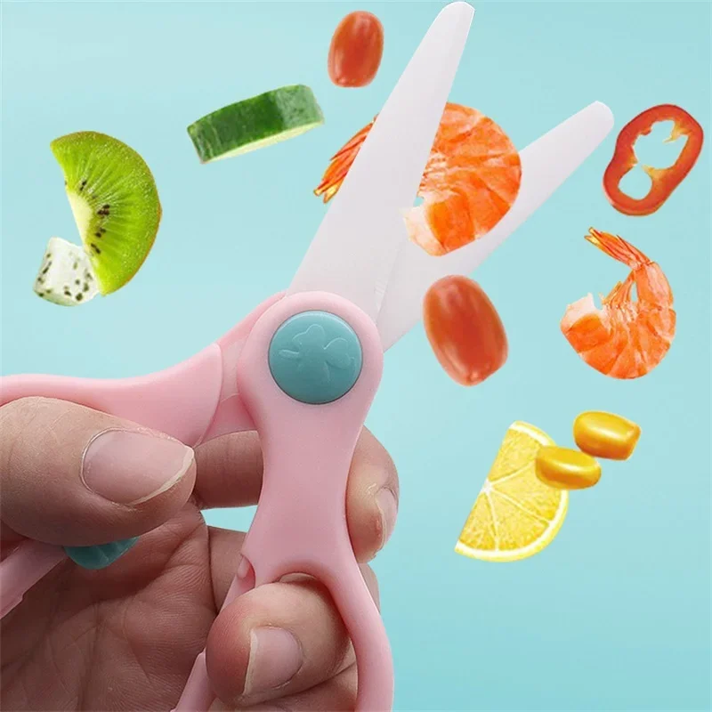 Ceramic Blade Kitchen Food Sci - مراجعة Baby Food Scissors وسعره