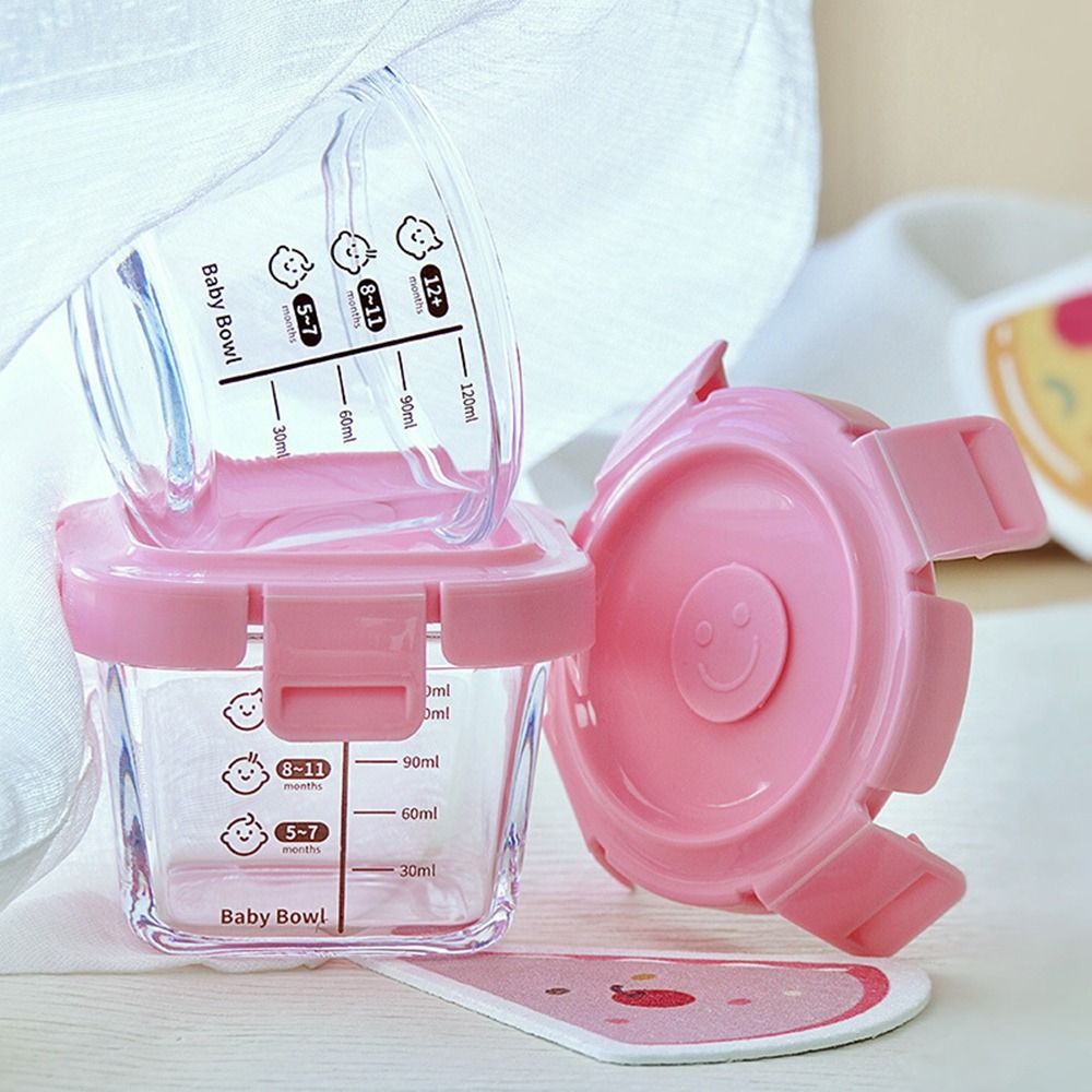 170ml Glass Food Storage Box F - مراجعة Baby Food Glass Jar وسعره