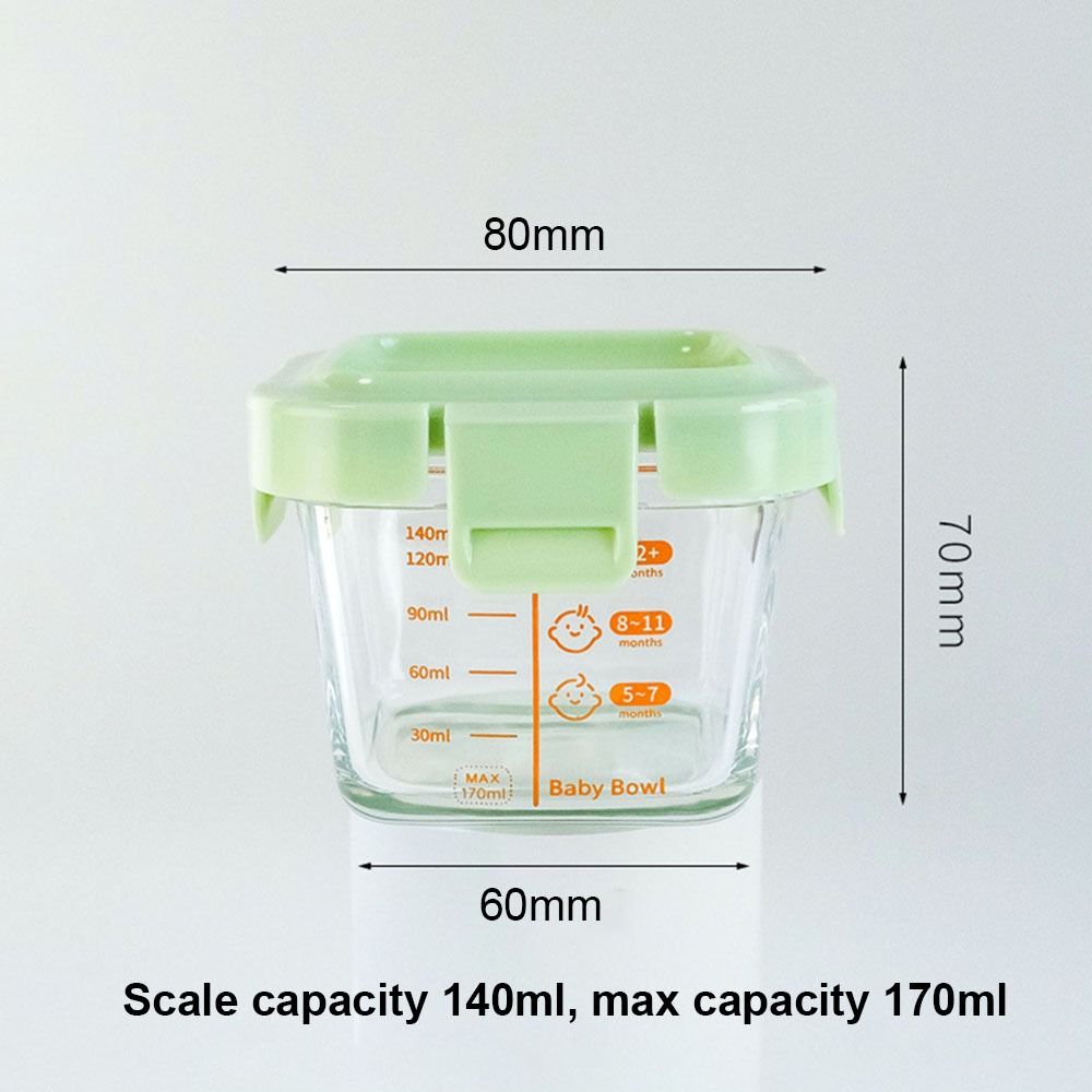 New 170ml Food Storage Box Fro - مراجعة Baby Food Glass Jar وسعره