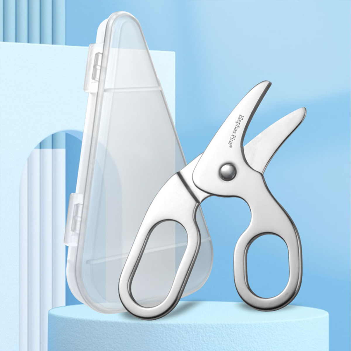 Safety Baby Food Scissors - Fo - مراجعة Baby Food Utensils وسعره