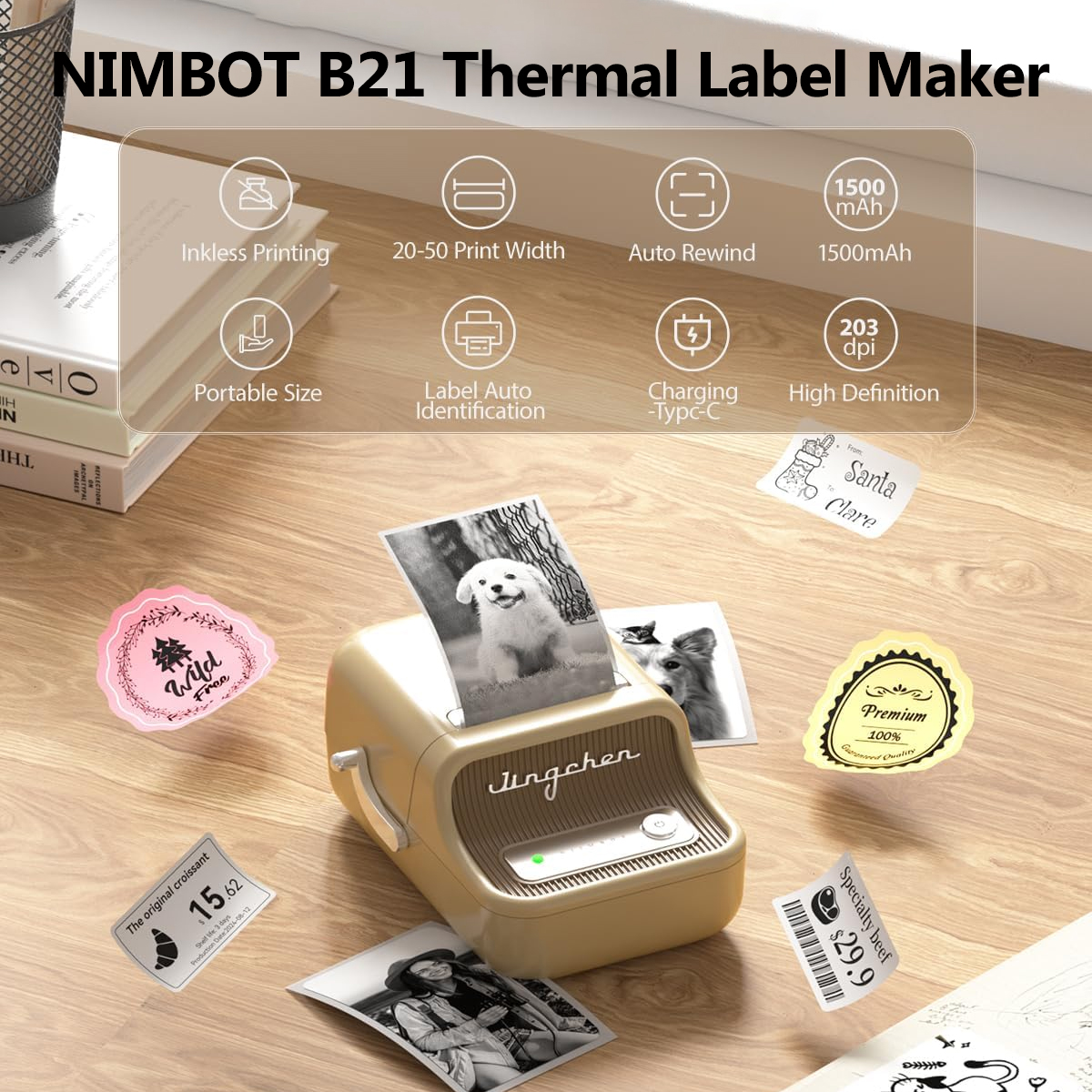 NIIMBOT B21 Portable Thermal P - مراجعة Baby Food Label وسعره