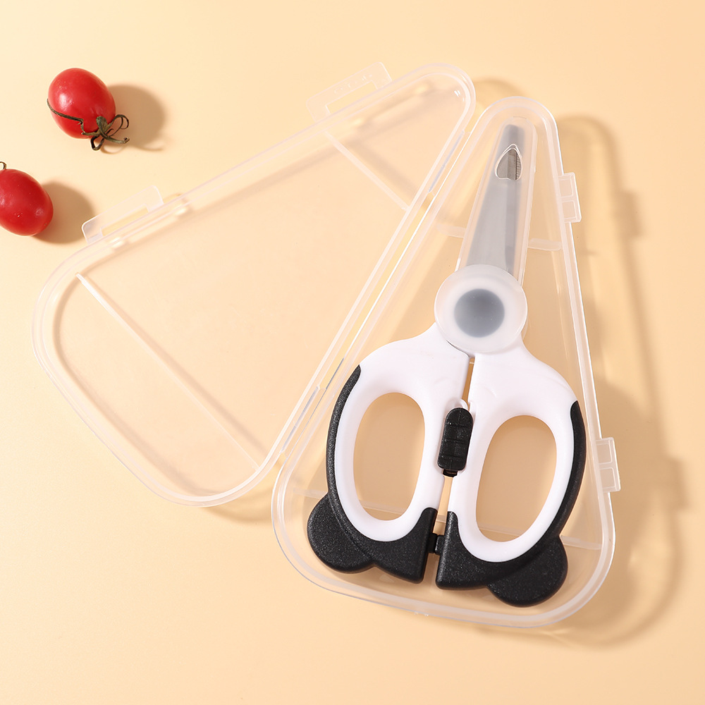 Safty Scissors for Kids Studen - مراجعة Baby Food Scissors وسعره