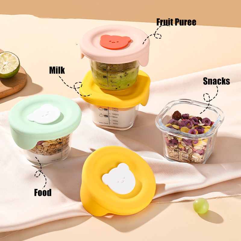 180ml Glass Baby Food Storage  - مراجعة Baby Food Glass Jar وسعره