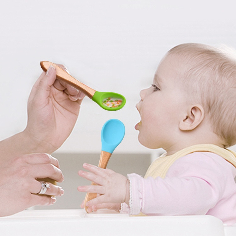 2Pcs/Set Baby Silicone Spoon F - مراجعة Baby Food Utensils وسعره