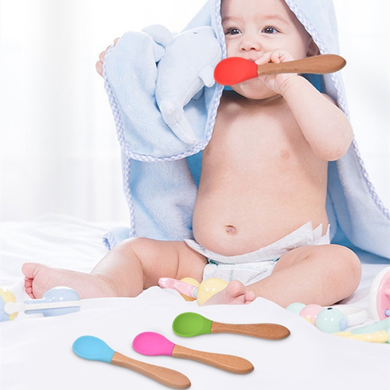 2Pcs/Set Baby Silicone Spoon F - مراجعة Baby Food Utensils وسعره