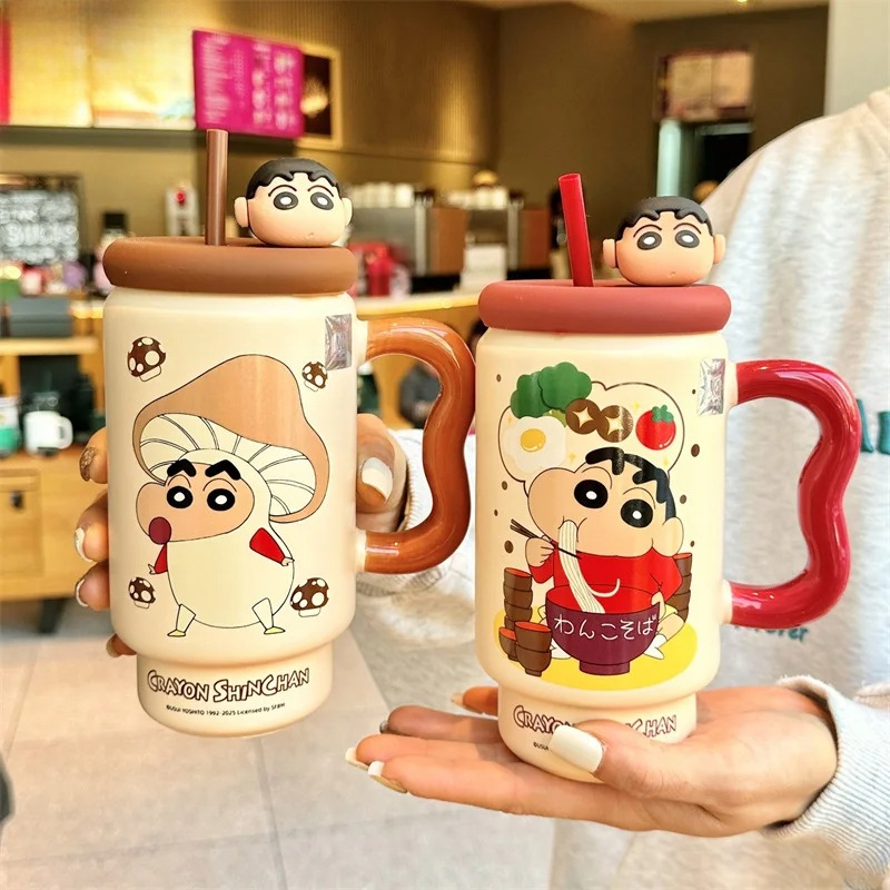 X&W Crayon Shin-Chan Ceramics  - مراجعة Training Cup Straw وسعره
