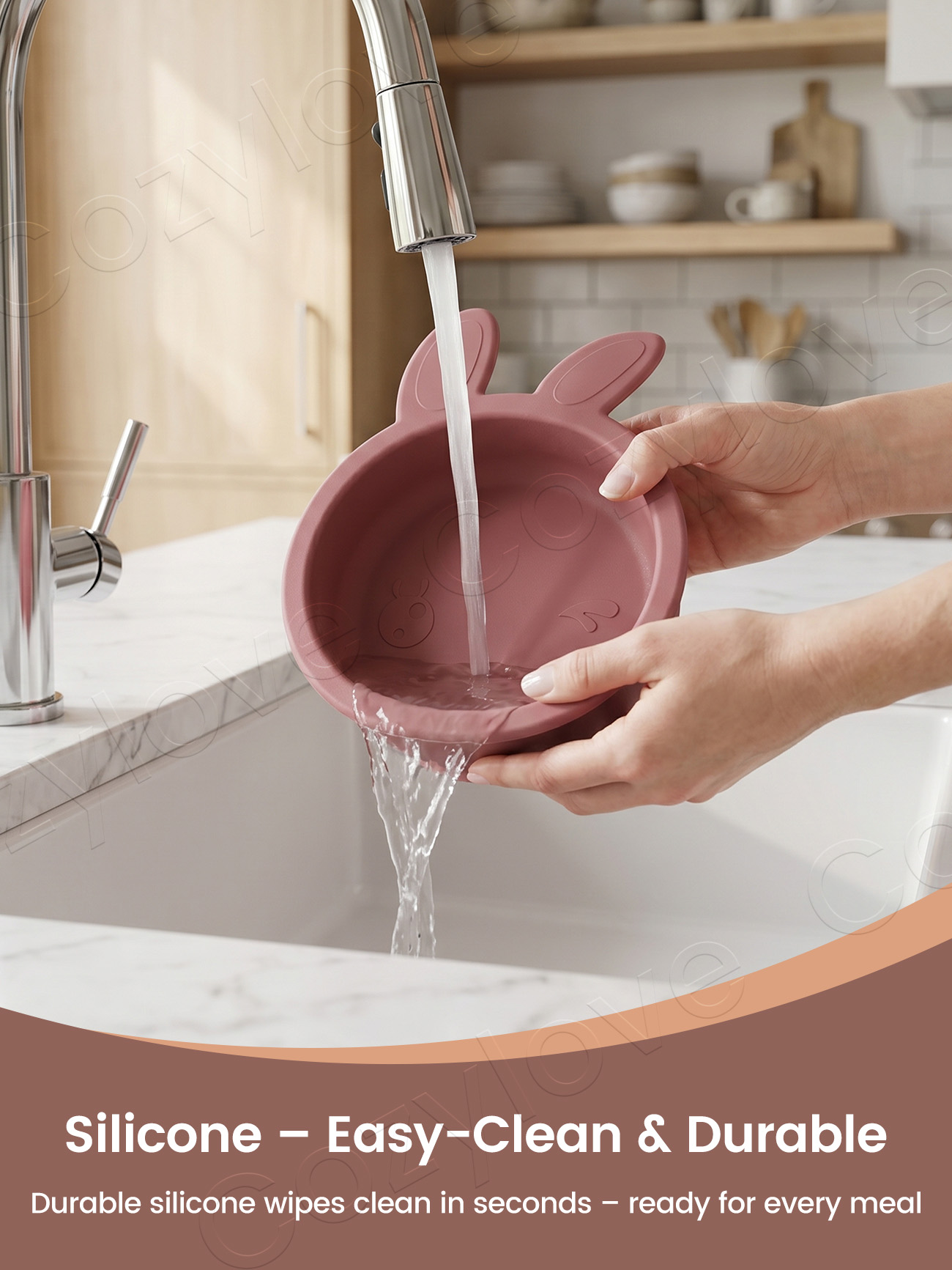 Cute Bunny Ear Silicone Baby S - مراجعة Silicone Suction Bowl وسعره