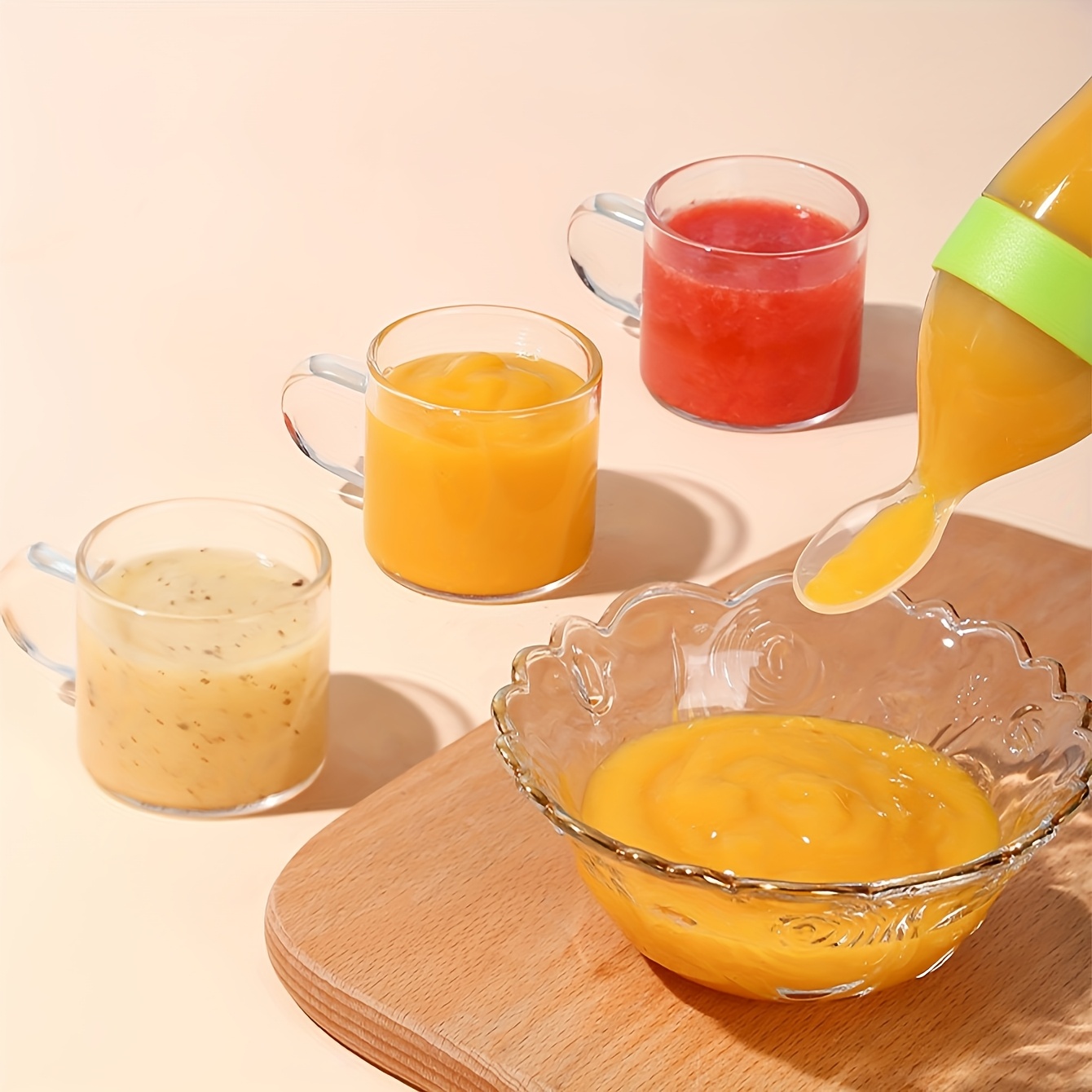 9pcs Feeding Cutlery:1 Silicon - مراجعة Baby Food Utensils وسعره