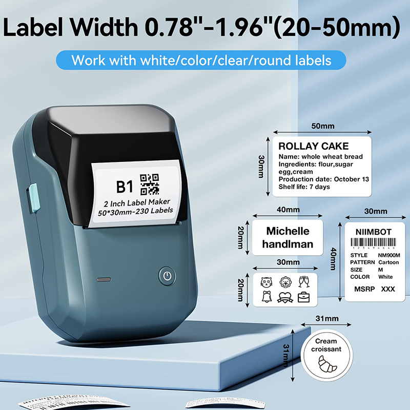 Mini Label Thermal Printer Nii - مراجعة Baby Food Label وسعره