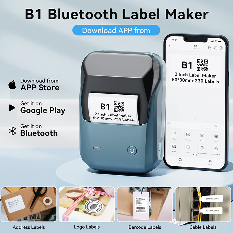 Mini Label Thermal Printer Nii - مراجعة Baby Food Label وسعره
