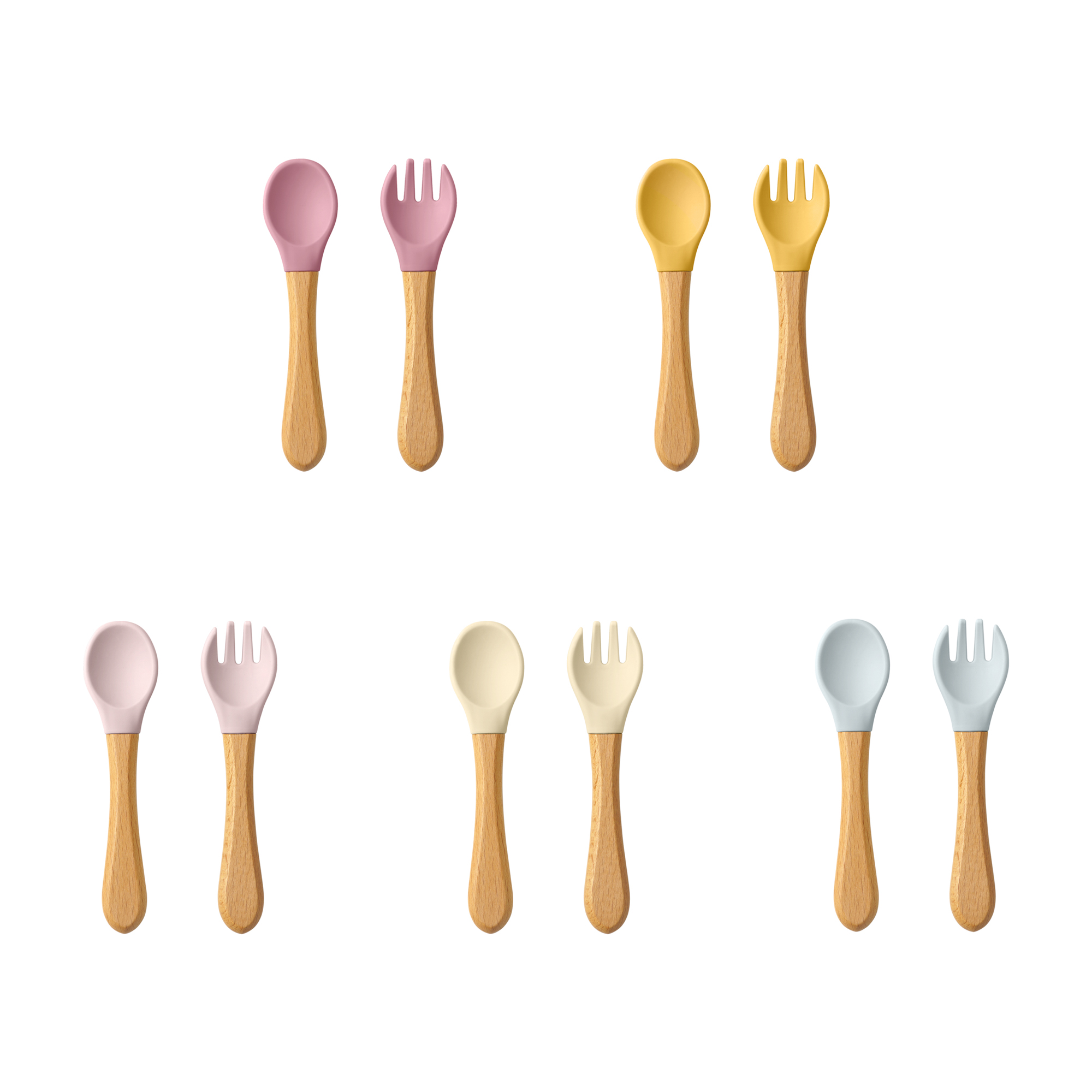 2PCS Baby Learning Spoons Uten - مراجعة Baby Food Utensils وسعره
