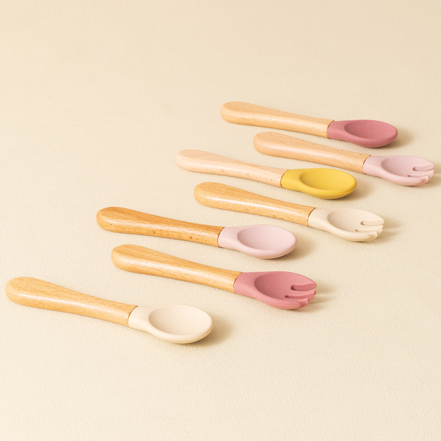 2PCS Baby Learning Spoons Uten - مراجعة Baby Food Utensils وسعره