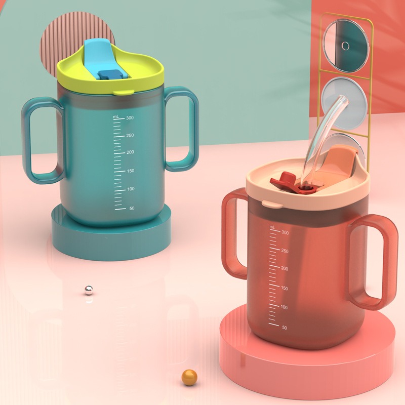 300ml for Child Water Cup Chil - مراجعة Training Cup Straw وسعره