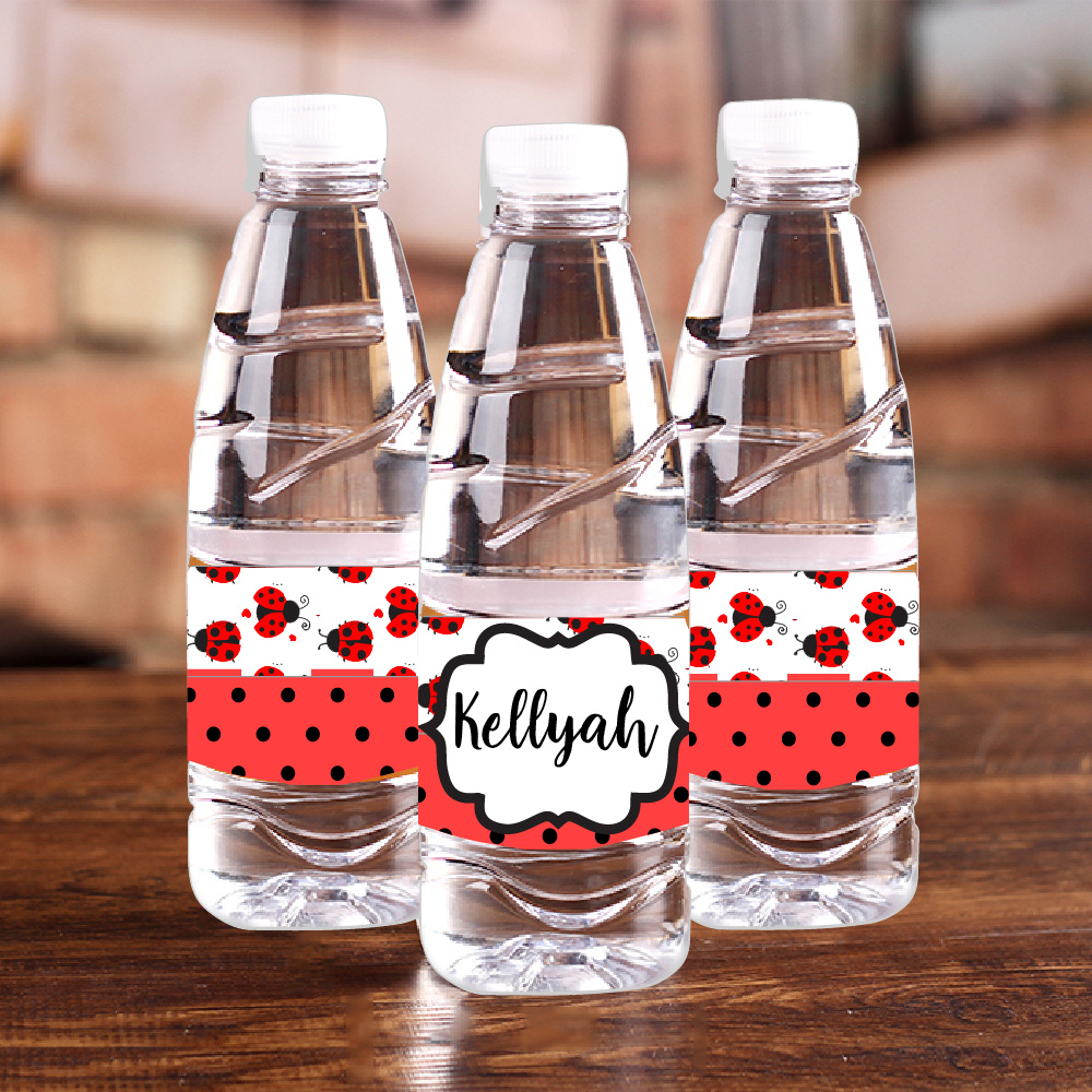 Personalised Ladybug Red Polka - مراجعة Baby Food Label وسعره